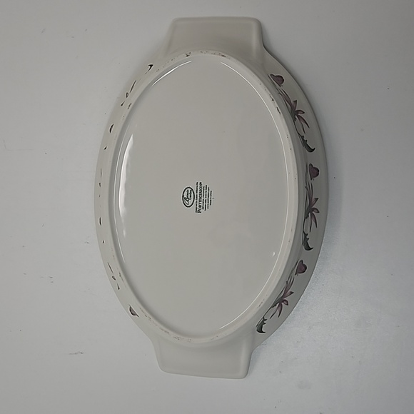 Portmeirion Botanic Garden Dog Rose 9 in. Gratin Dish EXCELLENT CONDITION - Picture 3 of 3